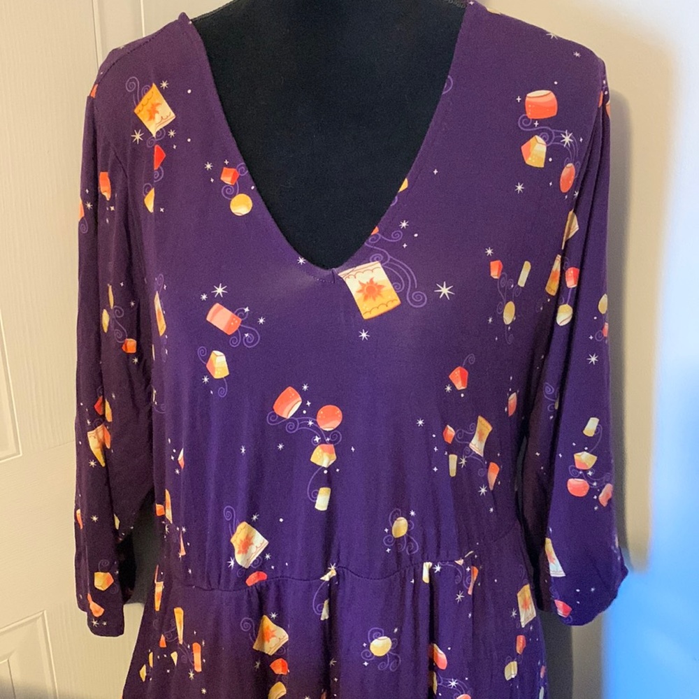 Nwt Disney princess Tangled dress with pockets 3X Torrid